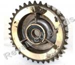 СИМСОН ВЕНЕЦ ЗАДЕН ЗА ВЕРИГА 420H S50/S51 34 зъба С ЛАГЕР /ПРЕОЦЕНЕНА СТОКА - СЧУПЕНА ПЕРИФЕРИЯТА ЗАД ЛАГЕРА/